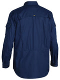 Bisley Mens X Airflow Ripstop Long Sleeve Work Shirt With Optional Roll Up Sleeve (BS6414)