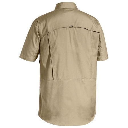 Bisley Mens X Airflow Ripstop Short Sleeve Shirt (BS1414) - Ace Workwear