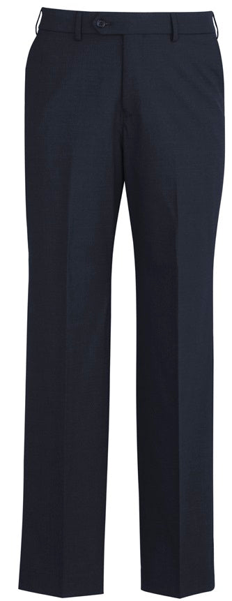 Biz Corporates Mens Flat Front Pant (74012) Mens Trousers, signprice Biz Corporates - Ace Workwear