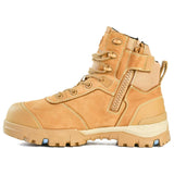 Bata Wheat Avenger Super Boot (804-88830) Zip Sided Safety Boots Bata - Ace Workwear