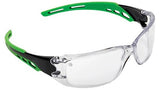 Pro Choice Cirrus Green Arms Safety Glasses A/F Lens - Box of 12 Safety Glasses ProChoice - Ace Workwear