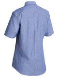 Bisley Womens Chambray Short Sleeve Shirt (B71407L)