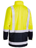 Bisley Taped Two Tone Hi Vis Water Resistant Shell Jacket (BJ6966T)