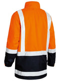Bisley Taped Two Tone Hi Vis Water Resistant Shell Jacket (BJ6966T)