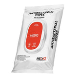 75% Alcohol Antibacterial Wipes - Pack of 80 (ABW80) Hand Sanitiser MEDIQ - Ace Workwear