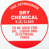 BE - Extinguisher Identification Sign (193mm x 193mm) (Pack of 10) Fire Safety Sign, signprice FFA - Ace Workwear