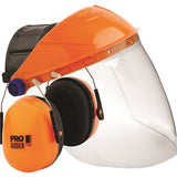 Pro Choice Striker Browguard + Clear Visor + Adder Earmuff Combo (BGVCEADD) Browguard/ Visor Combo ProChoice - Ace Workwear