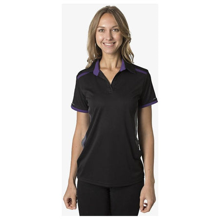 Beseen Ladies Contrasting Shoulder Polo (BKP500L) Polos with Designs, signprice Beseen - Ace Workwear