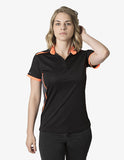 Beseen Ladies Contrasting Shoulder Polo (BKP500L) Polos with Designs, signprice Beseen - Ace Workwear