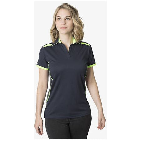 Beseen Ladies Contrasting Shoulder Polo (BKP500L) Polos with Designs, signprice Beseen - Ace Workwear