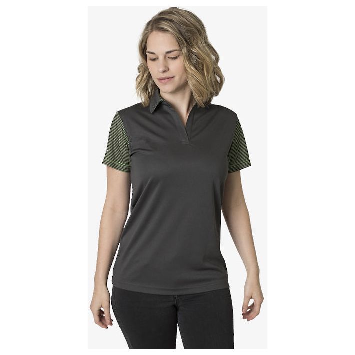 Beseen Ladies Sublimated Striped Sleeves Polo (BKP600L) Polos with Designs, signprice Beseen - Ace Workwear