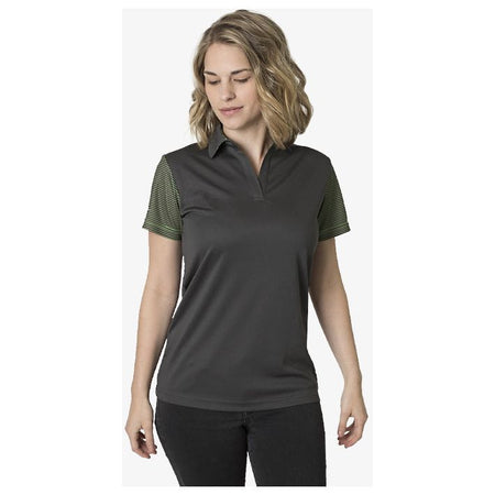Beseen Ladies Sublimated Striped Sleeves Polo (BKP600L) Polos with Designs, signprice Beseen - Ace Workwear