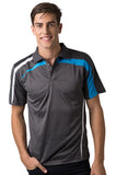 Beseen Mens Contrast Side & Shoulder Panel Polo (BSP2014) Polos with Designs, signprice Beseen - Ace Workwear