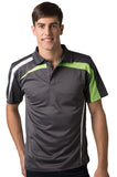 Beseen Mens Contrast Side & Shoulder Panel Polo (BSP2014) Polos with Designs, signprice Beseen - Ace Workwear