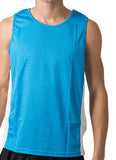Beseen Singlet with Contrast Side Panels signprice, Singlets With Designs Beseen - Ace Workwear