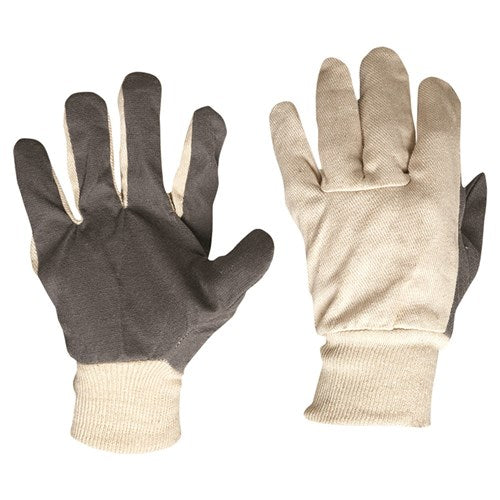 Pro Choice Cotton Drill Vinyl Palm Gloves Large - Carton (240 Pairs) (CDVP) Cotton Gloves ProChoice - Ace Workwear