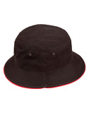 Soft Washed With Contrast Sandwich - Pack of 25 Bucket Hat, signprice Winning Spirit - Ace Workwear
