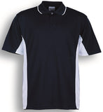 Bocini Mens Breezeway Panel Polo (CP0528) Polos with Designs, signprice Bocini - Ace Workwear