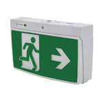 4W LED Quickfit Exit Light - White (345mm x 80mm x 205 mm) (Lithium Battery) LED Exit Lights, signprice FFA - Ace Workwear
