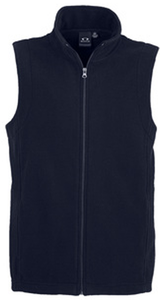 Mens Plain Micro Fleece Vest (F233MN) Winter Wear Vests Biz Collection - Ace Workwear