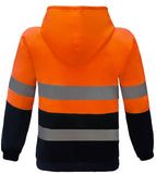 Hi Vis Day And Night Hoodie with Reflective Tape (F97) Hi Vis Hoodies Blue Whale - Ace Workwear