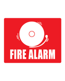 Fire Alarm with BELL 250mm x 200mm (Pack of 10) Fire Safety Sign, signprice FFA - Ace Workwear