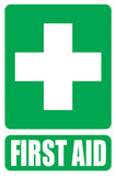 First Aid Sign for Vehicle (Self Adhesive) 100mm x 150mm - (Pack of 10) Fire Safety Sign, signprice FFA - Ace Workwear