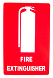 Fire Extinguisher Location Sign (Large) 300mm x 450mm - (Pack of 10) Fire Safety Sign, signprice FFA - Ace Workwear