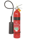 5.0 kg Carbon Dioxide (CO2) Fire Extinguisher (Aluminium) CO2 Carbon Dioxide Extinguishers, signprice FFA - Ace Workwear
