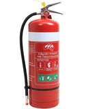 9.0 kg ABE Dry Chemical Powder Extinguisher with Wall Bracket ABE Fire Extinguishers, signprice FFA - Ace Workwear