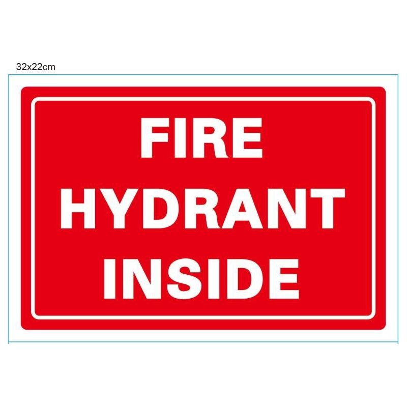 Fire Hydrant Location (Metal) Sign 215mm x 310mm - (Pack of 5) – Ace ...
