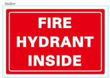 Fire Hydrant Location (Metal) Sign 215mm x 310mm - (Pack of 5) Fire Safety Sign, signprice FFA - Ace Workwear