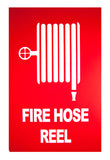 Fire Hose Reel Sign (Large) 300mm x 450mm - (Pack of 10) Fire Safety Sign, signprice FFA - Ace Workwear