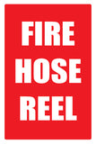 Fire Hose Reel Sign with LARGE WORD 300mm x 450mm - (Pack of 10) Fire Safety Sign, signprice FFA - Ace Workwear