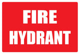 Fire Hydrant Location Sign 215mm x 310mm - (Pack of 10) Fire Safety Sign, signprice FFA - Ace Workwear