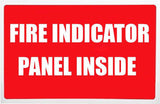 Fire Indicator Panel Inside Sign 300mm x 225mm - (Pack of 10) Fire Safety Sign, signprice FFA - Ace Workwear