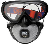 Pro Choice Safety Gear Filterspec Pro Goggle / Mask Combo P2+Valve+Carbon (FSPG) Disposable Respiratory Mask ProChoice - Ace Workwear