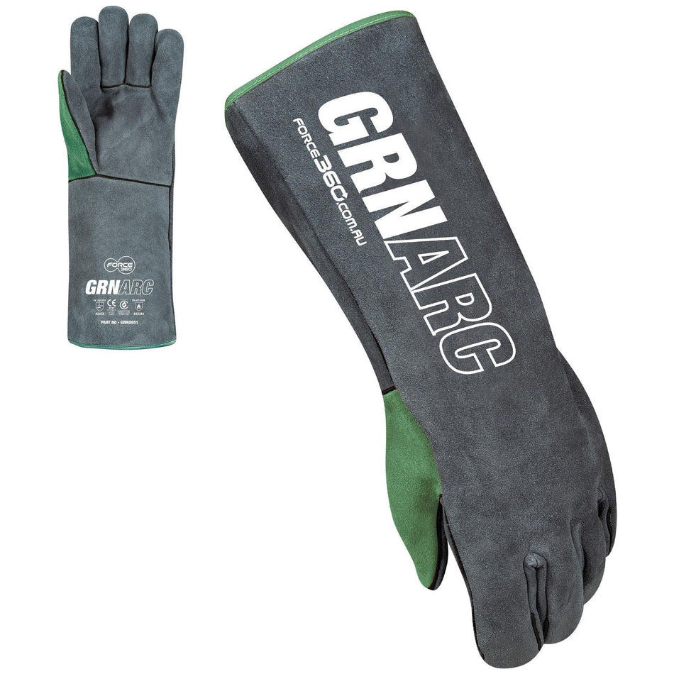 Force 360 GrnArc Welding Glove (Pack of 10) (GWORX652) Welding Gloves Force 360 - Ace Workwear