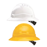 Pro Choice V6 Hard Hat Unvented Full Brim (HH6FB) Hard Hats ProChoice - Ace Workwear