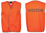 JB's Hi Vis Safety Vest Staff/Visitor (6HVS) Hi Vis Vest JB's Wear - Ace Workwear