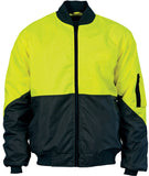 DNC Hi Vis Two Tone Day Bomber Jacket (3761) Hi Vis Cold & Wet Wear Jackets & Pants DNC Workwear - Ace Workwear