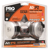 Pro Choice Safety Gear Assembled Half Mask With A1P2 Cartridges (HMA1P2) Half Masks & Accessories ProChoice - Ace Workwear