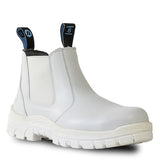 Bata Hercules White Rambler Slip On Safety Boot (805-11514) Elastic Sided Safety Boots Bata - Ace Workwear