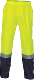 DNC Hi Vis Light Weight Rain Pants with 3M Reflective Tape (3880) Hi Vis Cold & Wet Wear Jackets & Pants DNC Workwear - Ace Workwear