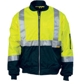 DNC Hi Vis Two Tone Flying Jacket with 3M Reflective Tape (3862) Hi Vis Cold & Wet Wear Jackets & Pants DNC Workwear - Ace Workwear