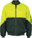 DNC Hi Vis Two Tone Flying Jacket (3861) Hi Vis Cold & Wet Wear Jackets & Pants DNC Workwear - Ace Workwear