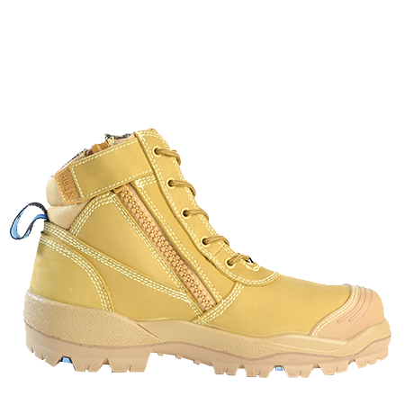 Bata Horizon Ultra Wheat Safety Shoe (804-88008) Zip Sided Safety Boots Bata - Ace Workwear