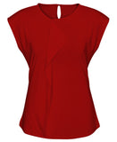 Biz Collection Mia Pleat Knit Ladies Top (K624LS) Ladies Shirts Biz Collection - Ace Workwear