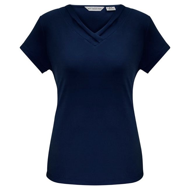 Biz Ladies Lana Short Sleeve Top (K819LS) Ladies Shirts Biz Collection - Ace Workwear