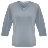 Biz Ladies Lana 3/4 Sleeve Top (K819LT) Ladies Shirts Biz Collection - Ace Workwear